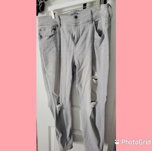 Distressed Grey jeggings